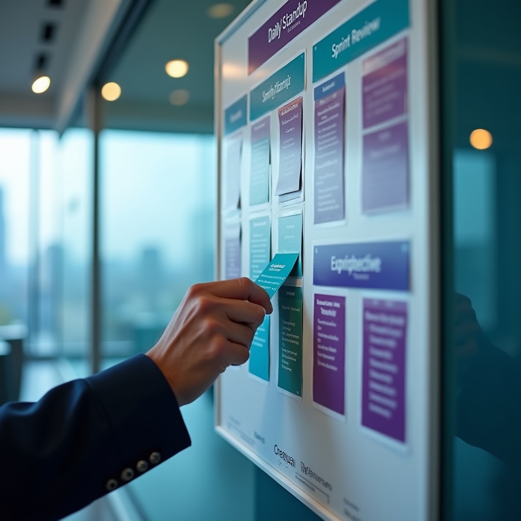 Tablou cu ceremonii Agile